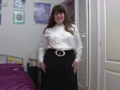 Ha progettato una ragazza dai capelli rossi piatta con un mature video amatoriali bel viso
