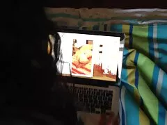 Ebano mette un video porno di donne mature cazzo in un grasso pulcino in calze